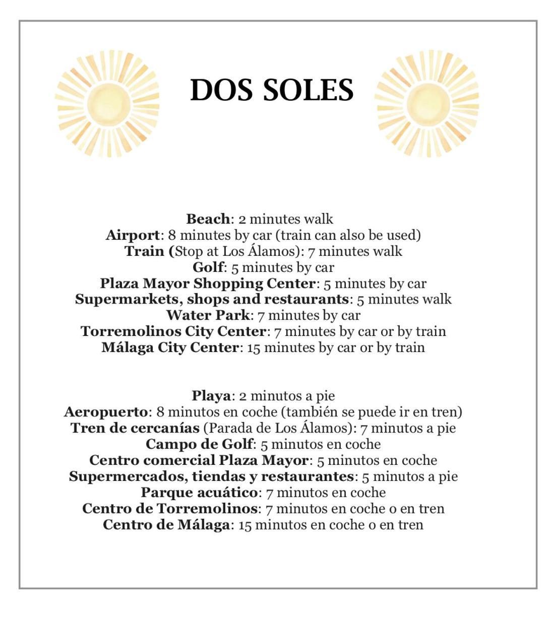 Dos Soles - Only 100 Meters From Beach Torremolinos Exteriör bild